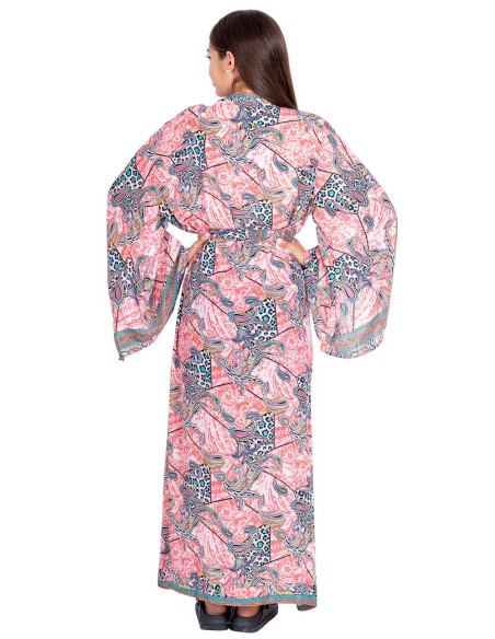 Kimono long imprimé