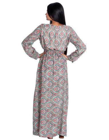 Langes Kleid im Boho-Stil