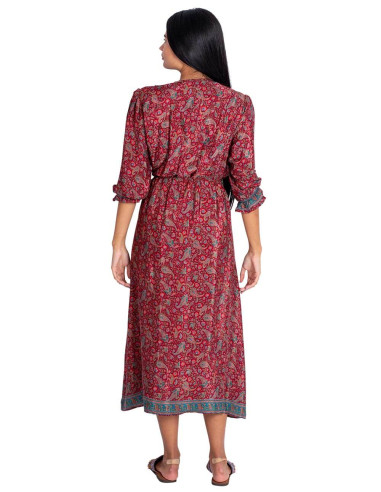 Bedrucktes Midikleid
