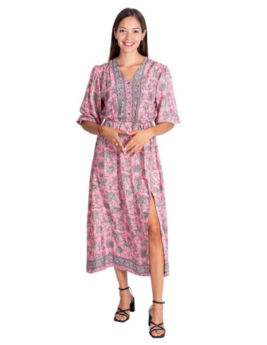 Robe mi-longue décontractée