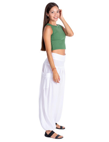 Bloomers de algodão branco