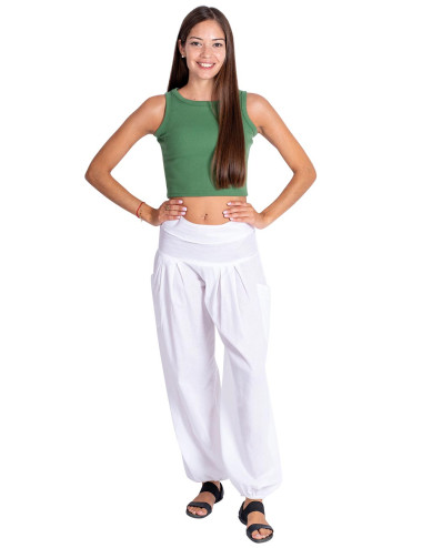 Bloomer en coton blanc 2