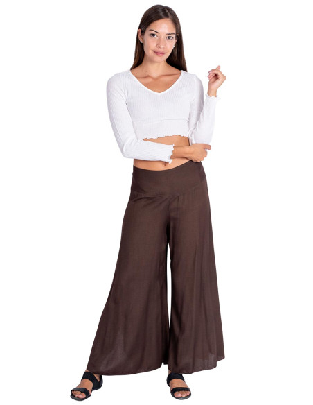 Pantaloni gonna in viscosa