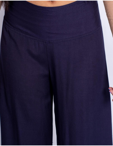 Wide Blue Pants