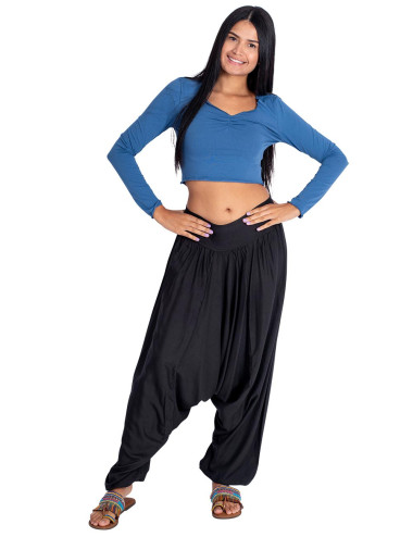 Pantaloni Harem neri 2