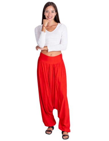 pantalon-harem-rojo-viscosa-mujer
