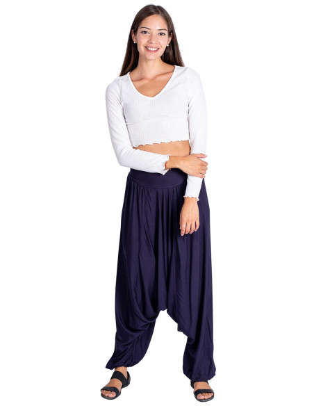 Pantaloni Harem in viscosa