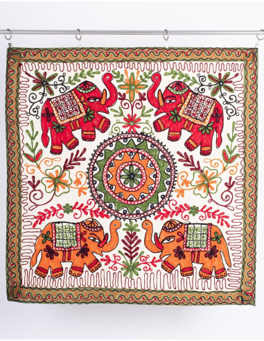 Handmade Tapestry 4 Elephants