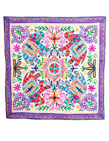 Handmade Tapestry 4 Elephants