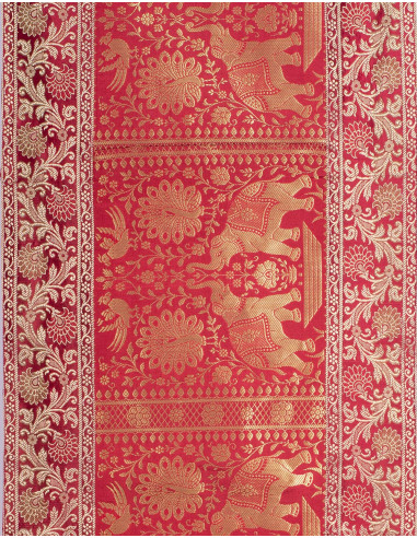 Runner da tavolo rosso brillante