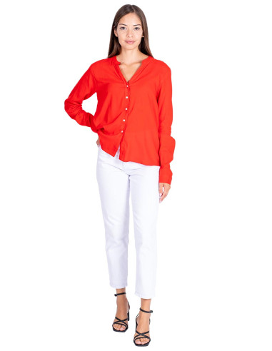 Rotes Damenhemd