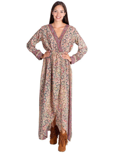 Vestido Longo Estampado