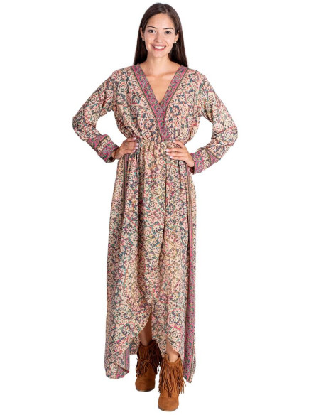 Vestido Longo Estampado