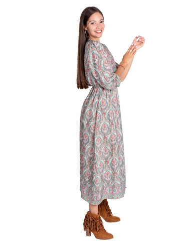 Bedrucktes Midikleid