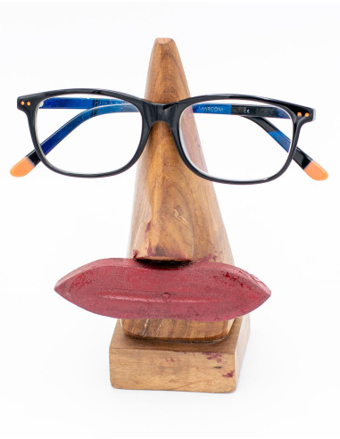 Porta-óculos de madeira original