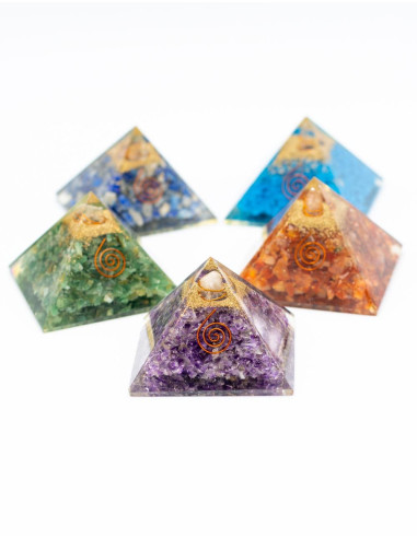 Pyramides d'organites
