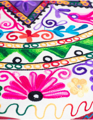 Nappe ronde étoile florale