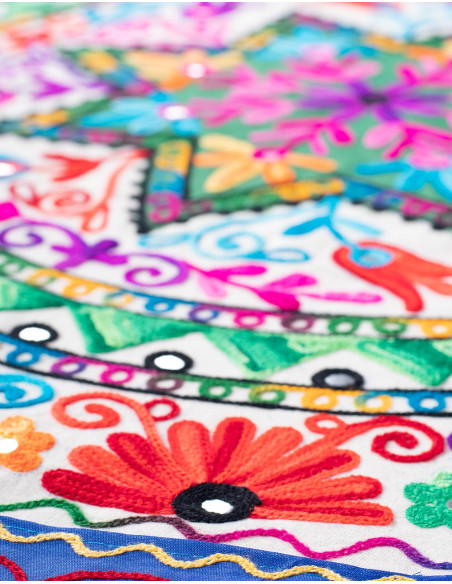 Tovaglia rotonda con stella floreale