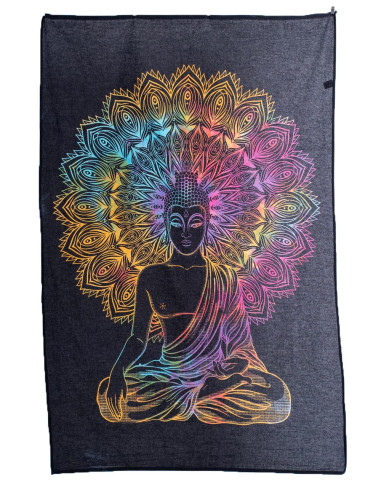 Find Tranquility at Home: Exclusive Tie Dye Buddha Tapestry