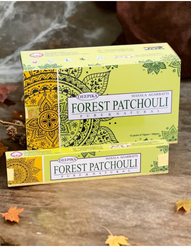 Marchio Deepika di incenso patchouli della foresta