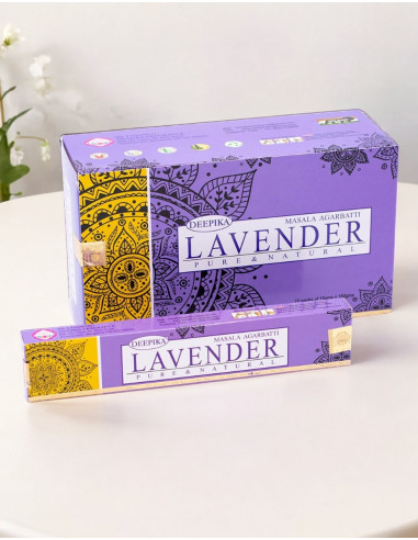 Incenso de lavanda da marca Deepika