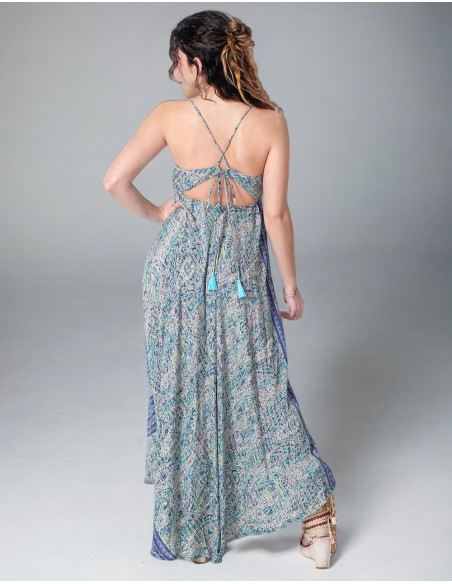 Long Cross Back Dress