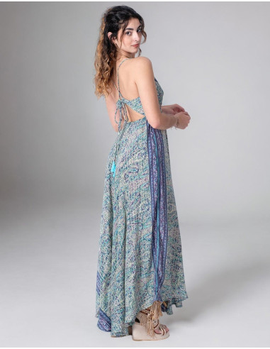 Long Cross Back Dress