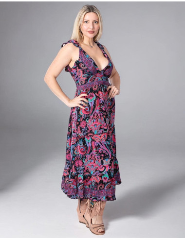 Robe d'été à bretelles à nouer 2