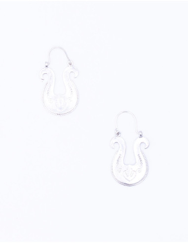 pendientes-arpa-lira-tallado-plateado