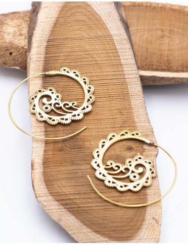 Brincos Circulares com...