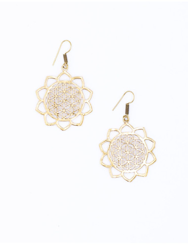 Boucles d'oreilles Mandala... 2