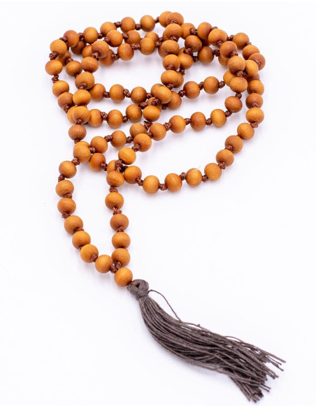 Legno di sandalo tibetano Japa Mala