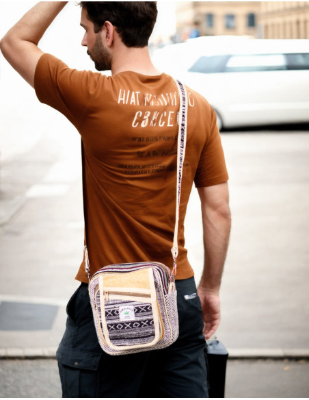 Unisex-Umhängetasche aus Hanf: natürlicher und nachhaltiger Stil für jeden Anlass