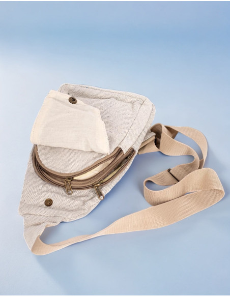 Zaino stile marsupio in canapa
