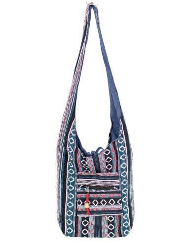 Grand sac à bandoulière imprimé style hippie - Spacieux et très élégant