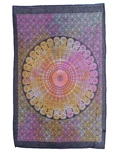 Mehrfarbiger Mandala-Wandteppich – Energie und...