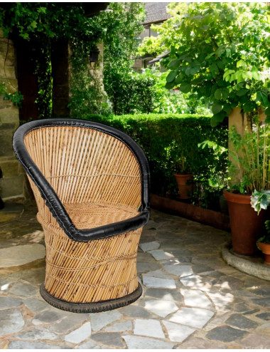 Individual jute armchair...
