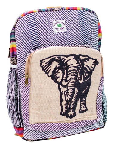 Mochila Kimago Hemp: Artesanato indiano unissex...