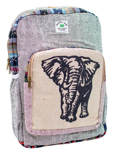Kimago Hanf-Rucksack: Unisex-indische...