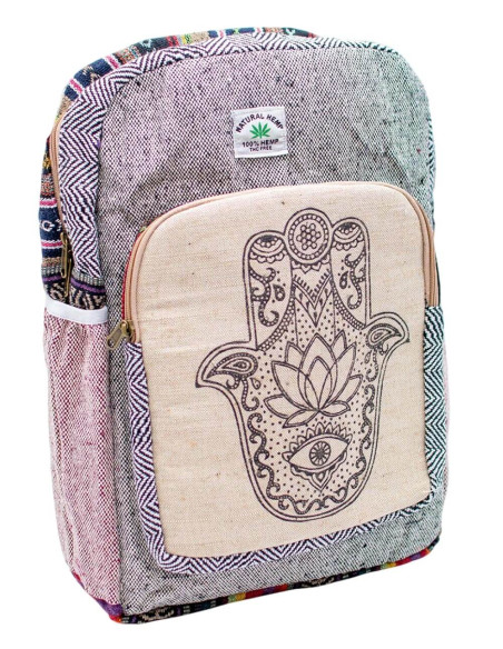 Sac à dos unisexe en chanvre Kimago : exclusivité et savoir-faire indien dans la mode ethnique