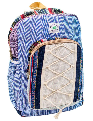 Ethnic Fashion: Kimago Unisex Hemp Backpack -...