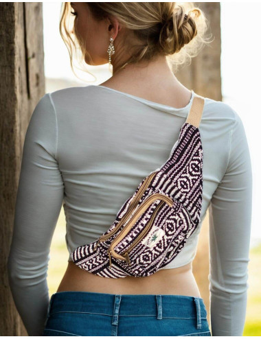 Unisex Hemp Waist Bag:...