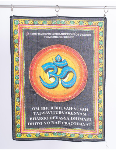 Exclusive Om Tapestry: Handmade Indian Art with...