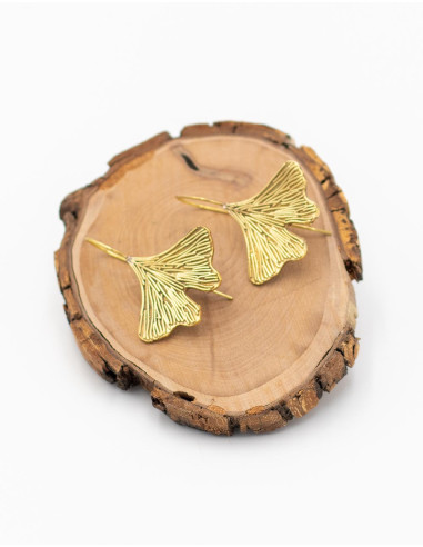 Brincos de borboleta de latão feitos à mão –...