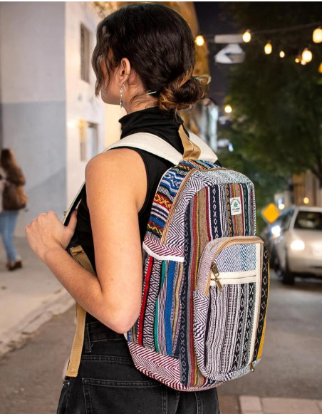 Kimago unisex in canapa fatto a mano con ampi spazi