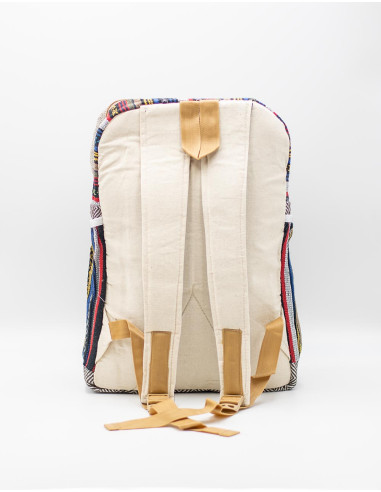 Mochila unissex de cânhamo - Arte e...