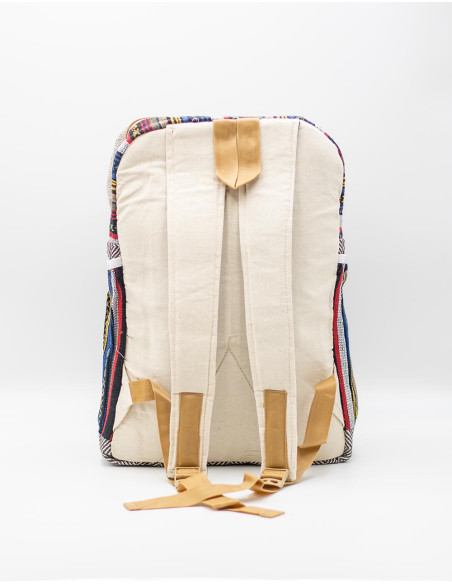 Unisex Hemp Backpack - Exclusive Art and Functionality