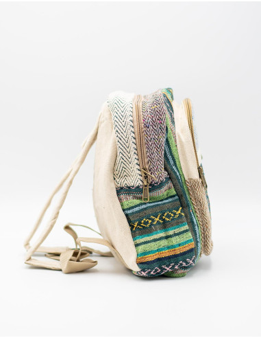 Sac à dos en chanvre - Unique par sa couleur et...