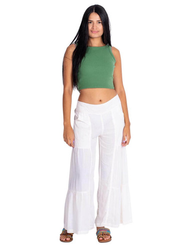 Kimago Off-White Long Pants – Bohemian, Soft...