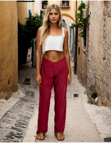 pantalon-mujer-burdeos-rayon-comodo